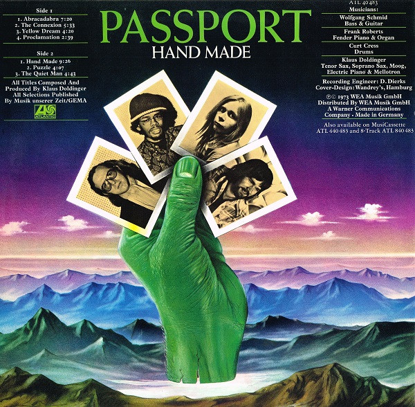 Passport - Hand Made | Atlantic (ATL 40 483) - 2