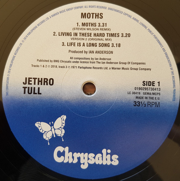 Jethro Tull - Moths | Chrysalis (0190295730413) - 3 Jethro Tull - Moths | Chrysalis (0190295730413) - 3