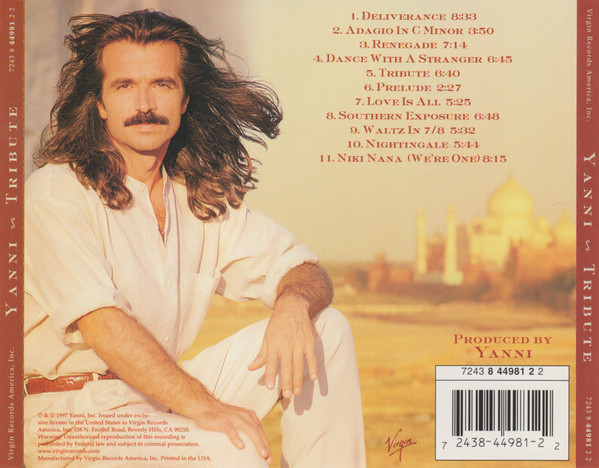 Yanni - Tribute | Virgin (7243 8 44981 2 2) - 2