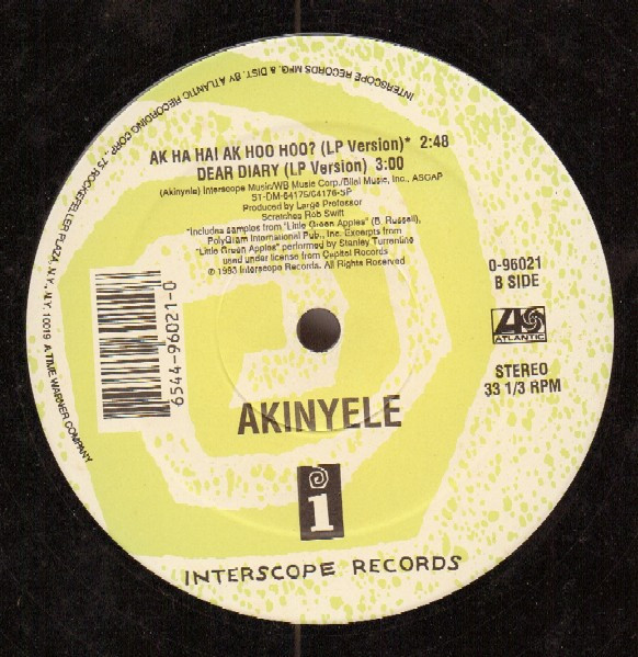 Akinyele - Ak Ha Ha! Ak Hoo Hoo? | Interscope Records (0-96021) - 2