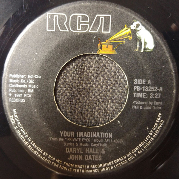 Daryl Hall & John Oates - Your Imagination | RCA (PB-13252) - main