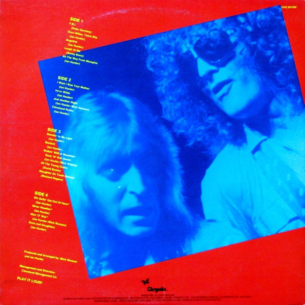 Ian Hunter - Welcome To The Club - Live (2LP) [Vinyl] | Chrysalis (CH2 501269) - 3