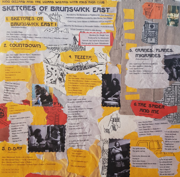 King Gizzard And The Lizard Wizard With Mild High Club - Sketches Of Brunswick East | Heavenly (HVNLP143C) - 4 King Gizzard And The Lizard Wizard With Mild High Club - Sketches Of Brunswick East | Heavenly (HVNLP143C) - 4