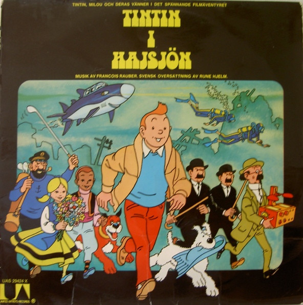 Hergé - Tintin I Hajsjön | United Artists Records (UAS 29424 X) - main