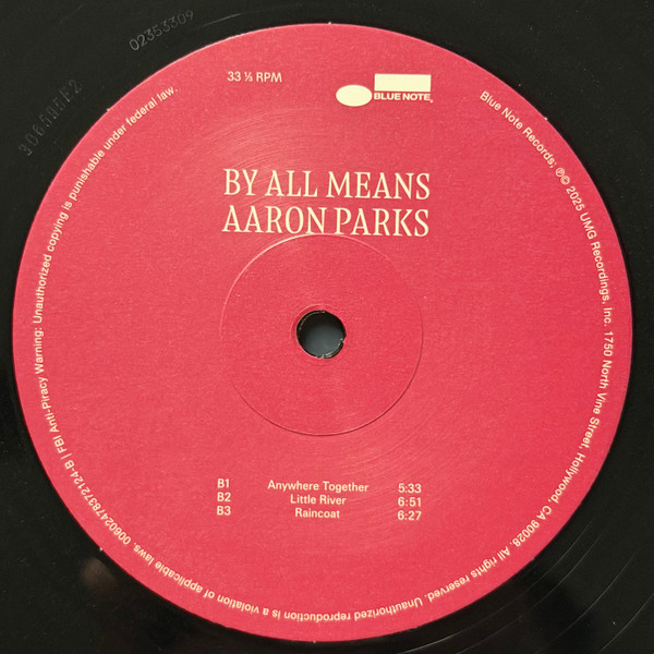 Aaron Parks - By All Means | Blue Note (00602478372124) - 4