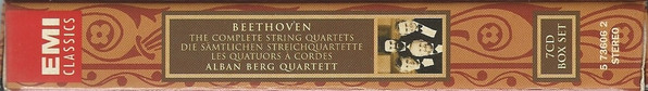 Ludwig van Beethoven - Alban Berg Quartett - The Complete String Quartets / Die Sämtlichen Streichquartette / Les Quatuors À Cordes | EMI Classics (7243 5 73606 2 3) - 3