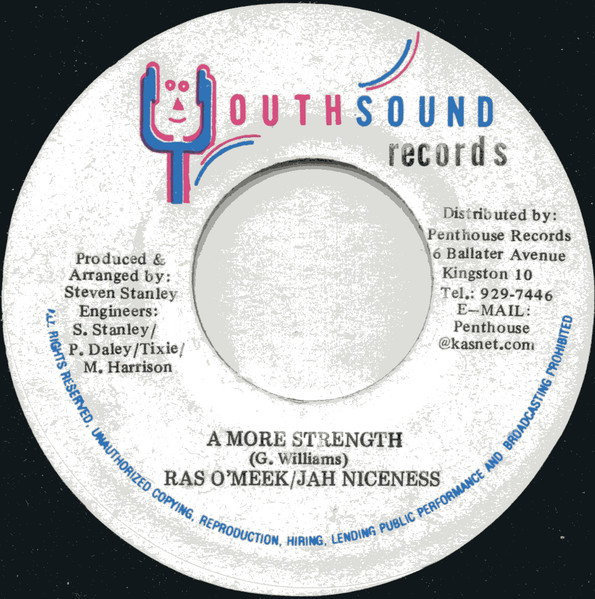 Ras O'Meek , Jah Niceness - A More Strength | Youth Sound Records (none)