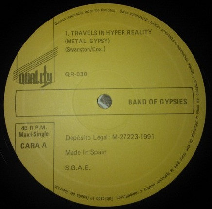 Band Of Gypsies - Travels In Hyper Reality (Remix) | Quality Madrid (QR 030) - 3