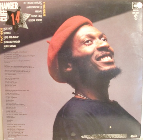 Jimmy Cliff - Cliff Hanger | CBS (CBS 26528) - 2