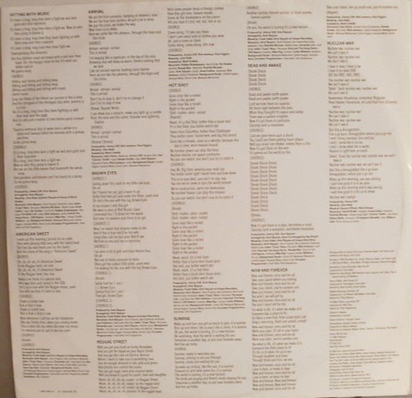 Jimmy Cliff - Cliff Hanger | CBS (CBS 26528) - 4