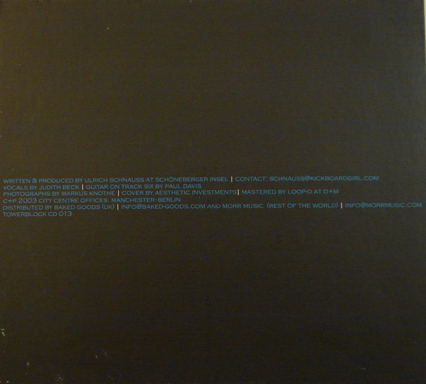 Ulrich Schnauss - A Strangely Isolated Place | City Centre Offices (TOWERBLOCK CD 013) - 2