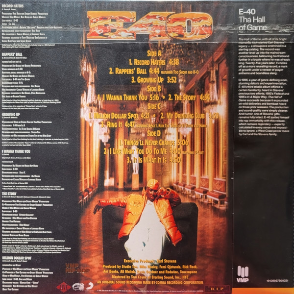 E-40 - Tha Hall Of Game | Jive (19439937501) - 3
