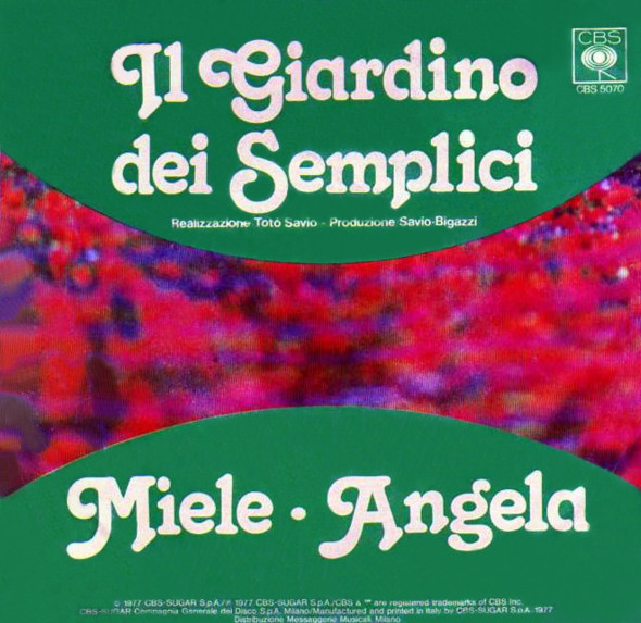 Il Giardino Dei Semplici - Miele | CBS (CBS 5070) - 2
