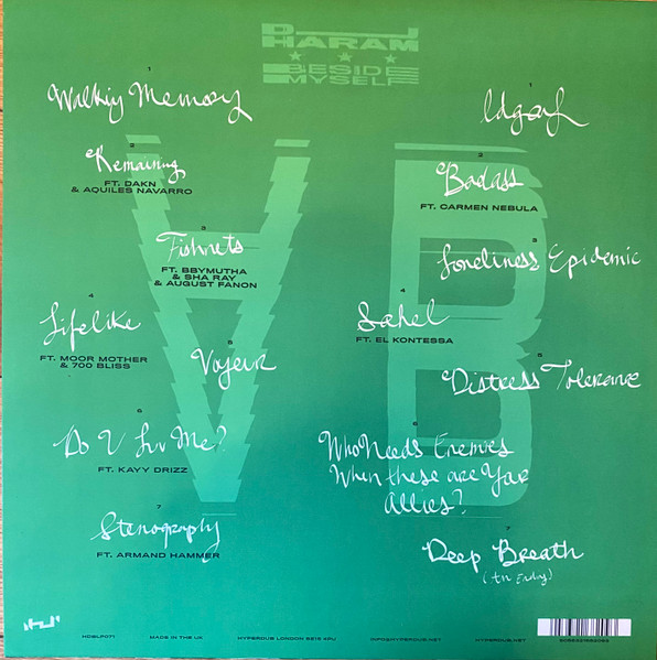 DJ Haram - Beside Myself | Hyperdub (HDBLP071) - 2