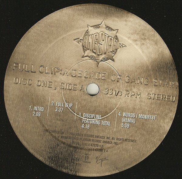 Gang Starr - Full Clip: A Decade Of Gang Starr | Virgin (7243 8 47279 1 8) - 3