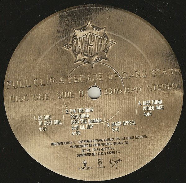 Gang Starr - Full Clip: A Decade Of Gang Starr | Virgin (7243 8 47279 1 8) - 4