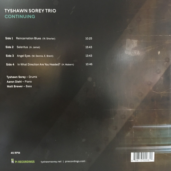 Tyshawn Sorey Trio - Continuing | Pi Recordings (PI98) - 4