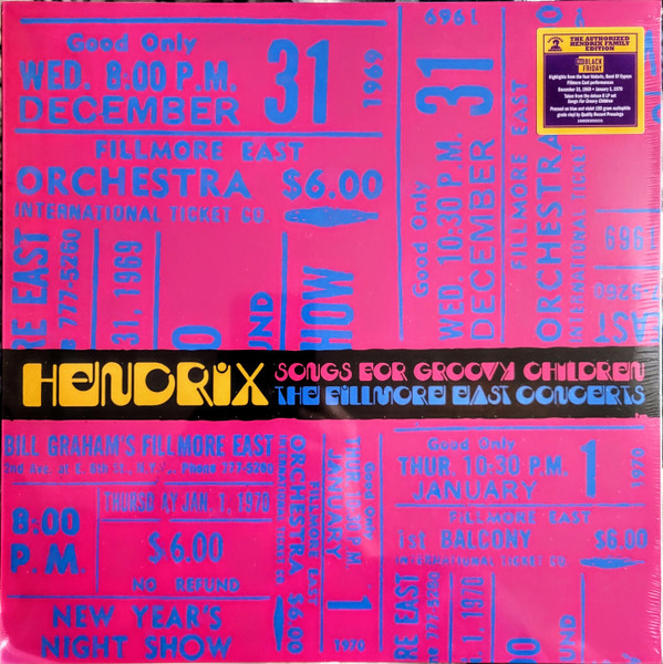 Jimi Hendrix - Songs For Groovy Children (The Fillmore East Concerts Highlights) | Legacy (19802830561) - main Jimi Hendrix - Songs For Groovy Children (The Fillmore East Concerts Highlights) | Legacy (19802830561) - main