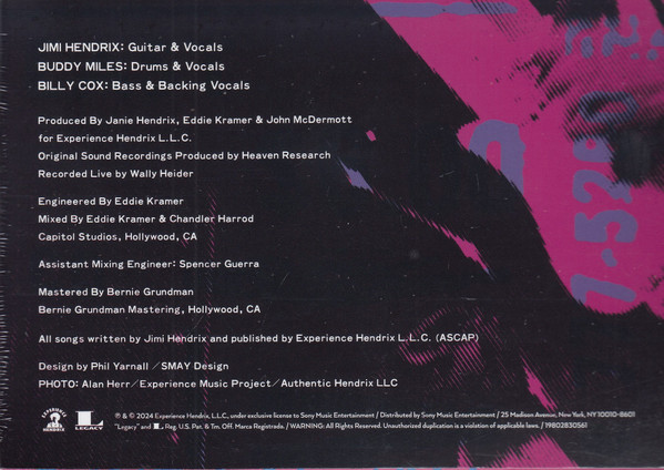 Jimi Hendrix - Songs For Groovy Children (The Fillmore East Concerts Highlights) | Legacy (19802830561) - 4 Jimi Hendrix - Songs For Groovy Children (The Fillmore East Concerts Highlights) | Legacy (19802830561) - 4