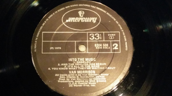 Van Morrison - Into The Music | Mercury (6304 508) - 2