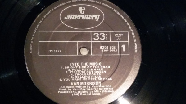 Van Morrison - Into The Music | Mercury (6304 508) - main