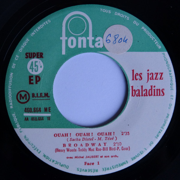 Les Jazz Baladins - Ouah! Ouah! Ouah! | Fontana (460.664 ME) - 3