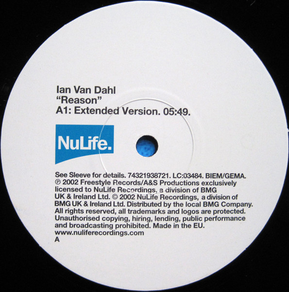 Ian Van Dahl - Reason | NuLife (74321938721) - 3 Ian Van Dahl - Reason | NuLife (74321938721) - 3