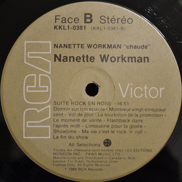 Nanette Workman - Chaude | RCA Victor (KKL1-0381) - 4 Nanette Workman - Chaude | RCA Victor (KKL1-0381) - 4