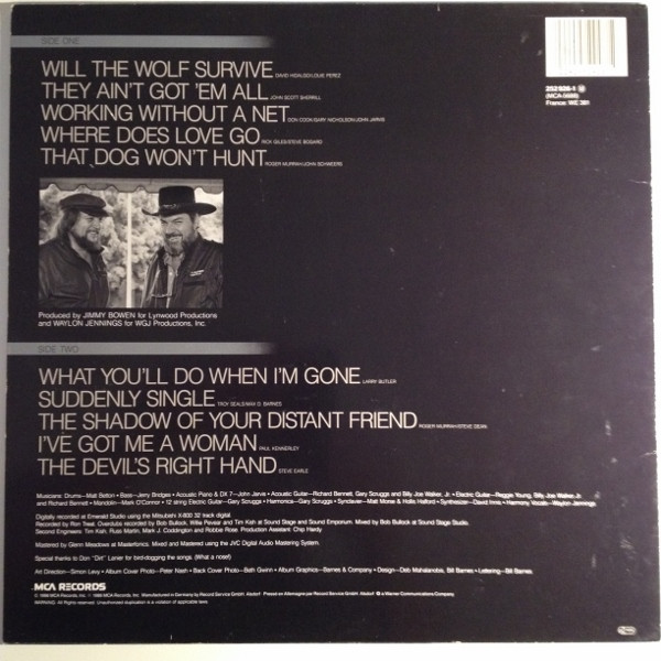 Waylon Jennings - Will The Wolf Survive | MCA Records (252 926-1) - 2 Waylon Jennings - Will The Wolf Survive | MCA Records (252 926-1) - 2