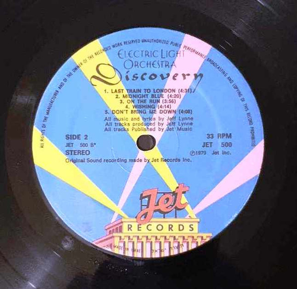 Electric Light Orchestra - Discovery | Jet Records (JET 500) - 4 Electric Light Orchestra - Discovery | Jet Records (JET 500) - 4