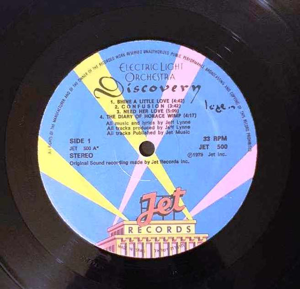 Electric Light Orchestra - Discovery | Jet Records (JET 500) - 3 Electric Light Orchestra - Discovery | Jet Records (JET 500) - 3