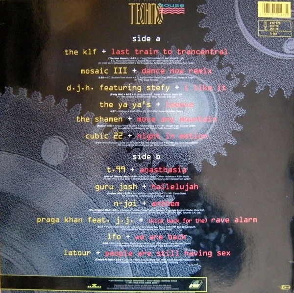 Various - Techno House | Ariola (212 173) - 2 Various - Techno House | Ariola (212 173) - 2