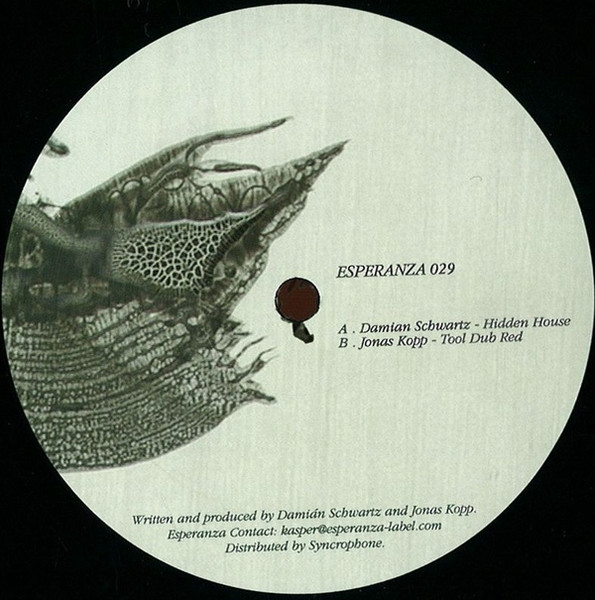 Damián Schwartz / Jonas Kopp - Hidden House / Tool Dub Red | Esperanza (ESPERANZA 029) - main Damián Schwartz / Jonas Kopp - Hidden House / Tool Dub Red | Esperanza (ESPERANZA 029) - main