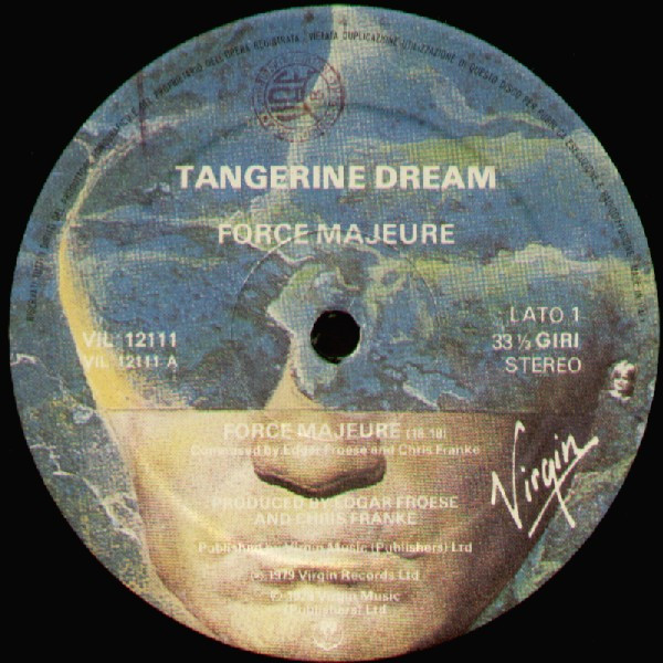 Tangerine Dream - Force Majeure | Virgin (VIL 12111) - 3 Tangerine Dream - Force Majeure | Virgin (VIL 12111) - 3
