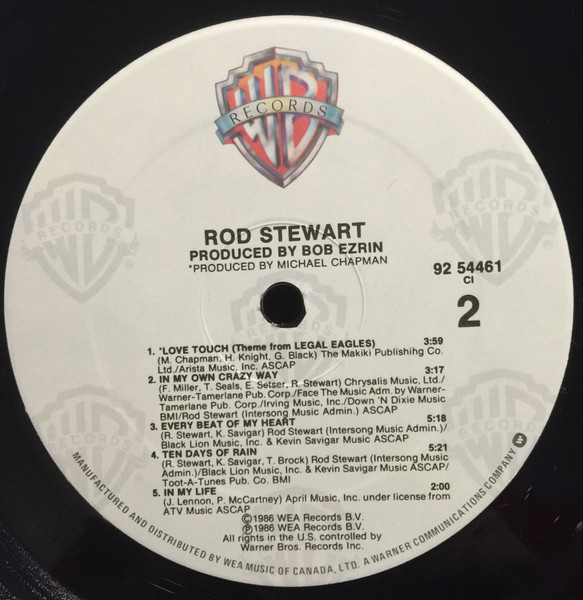 Rod Stewart - Rod Stewart [Vinyl] | Warner Bros. Records (92 54461) - 4
