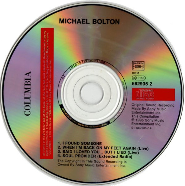 Michael Bolton - I Found Someone | Columbia (COL 662935 2) - 4