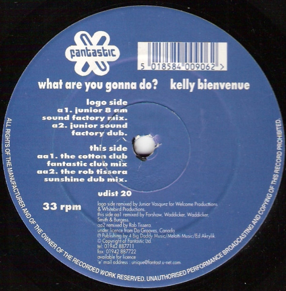 Kelly Bienvenue - What Are You Gonna Do? | Fantastic Records (udist 20) - main Kelly Bienvenue - What Are You Gonna Do? | Fantastic Records (udist 20) - main