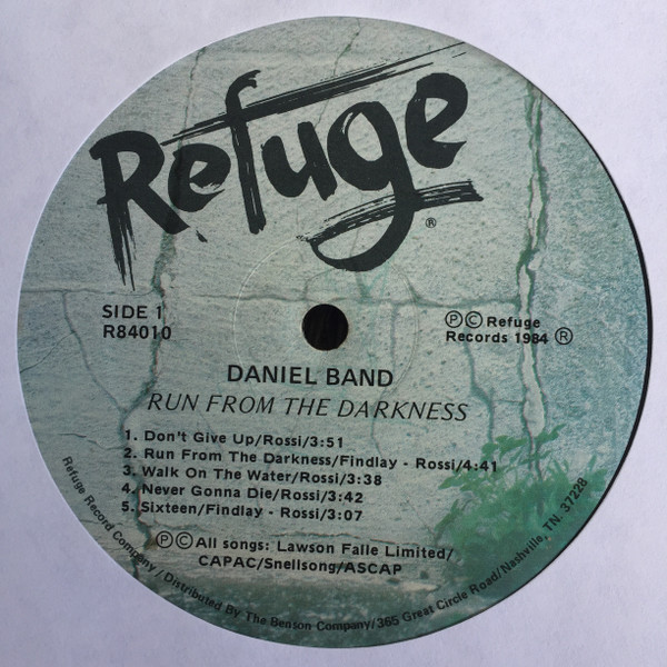 Daniel Band - Run From The Darkness | Refuge Records (R84010) - 3 Daniel Band - Run From The Darkness | Refuge Records (R84010) - 3