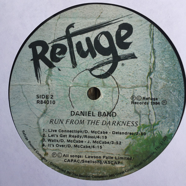 Daniel Band - Run From The Darkness | Refuge Records (R84010) - 4 Daniel Band - Run From The Darkness | Refuge Records (R84010) - 4