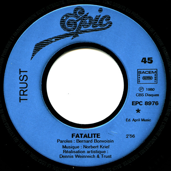 Trust - Fatalité | Epic (EPC 8976) - 3