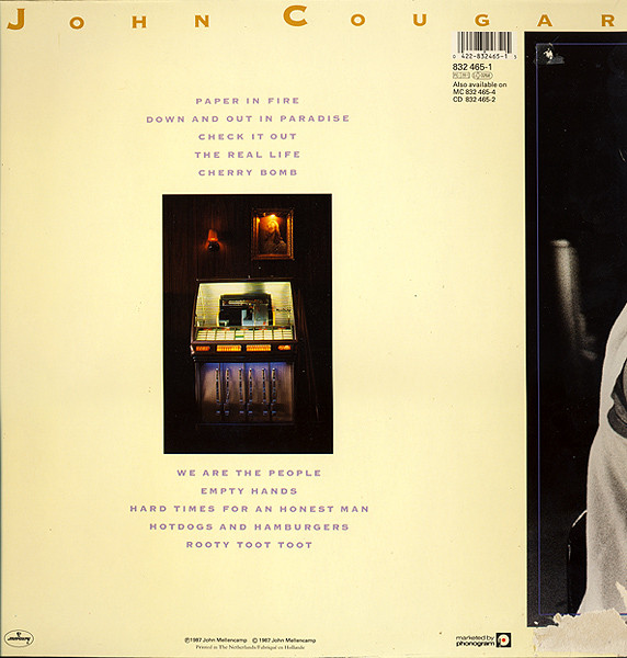 John Cougar Mellencamp - The Lonesome Jubilee | Mercury (832 465-1) - 4