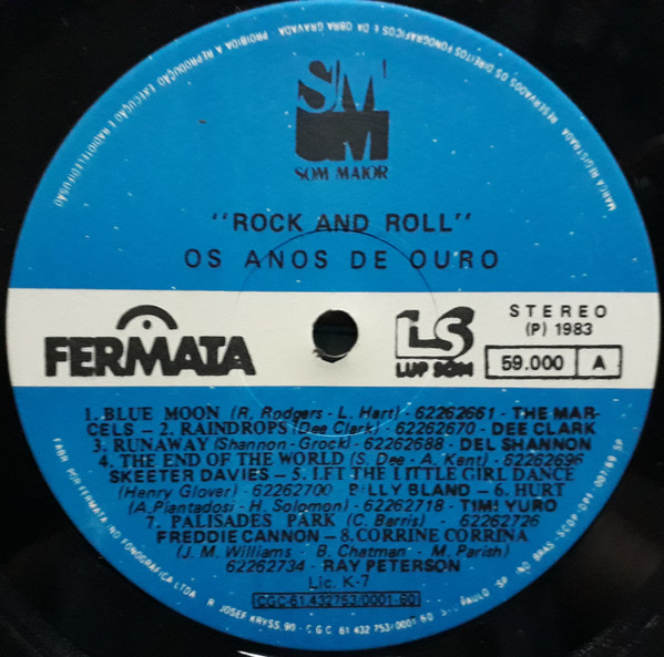 Various - Os Anos De Ouro Do Rock'n'Roll | Fermata (59.000) - 3