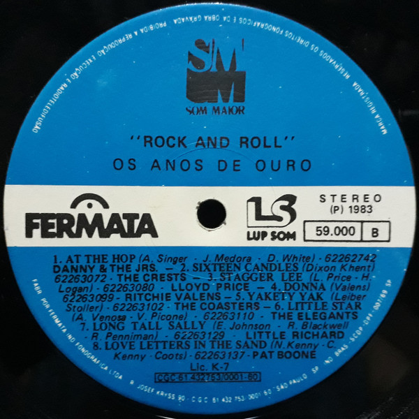 Various - Os Anos De Ouro Do Rock'n'Roll | Fermata (59.000) - 4