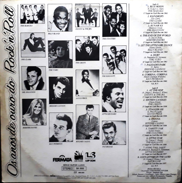 Various - Os Anos De Ouro Do Rock'n'Roll | Fermata (59.000) - 2