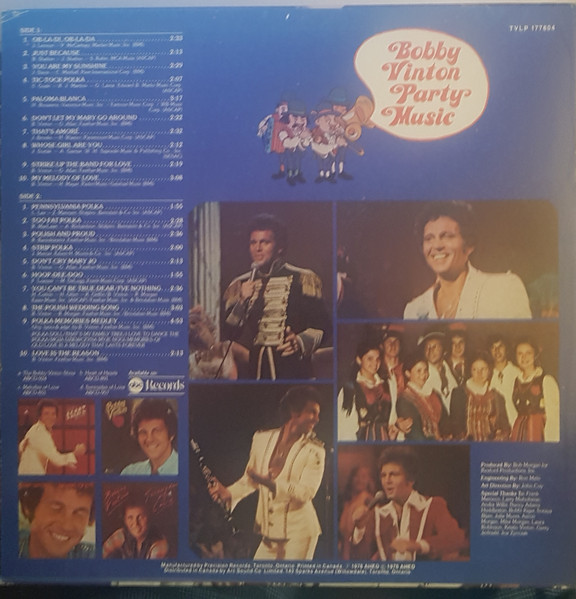 Bobby Vinton - Party Music | Juke Box International (TVLP 177604) - 2