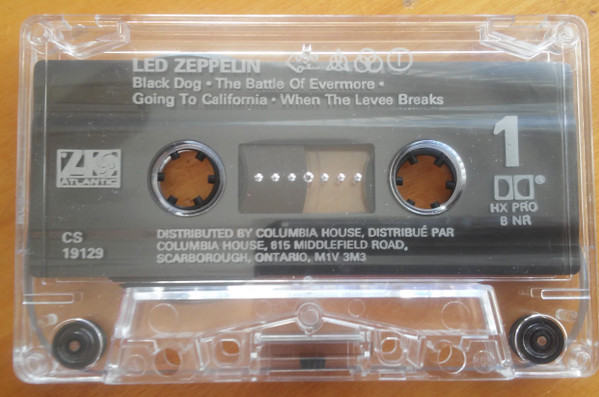 Led Zeppelin - Untitled [Cassette] | Atlantic (CS-19129) - 4