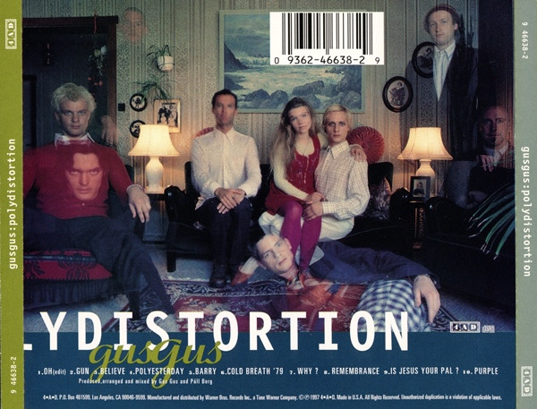 GusGus - Polydistortion | 4AD (9 46638-2) - 2