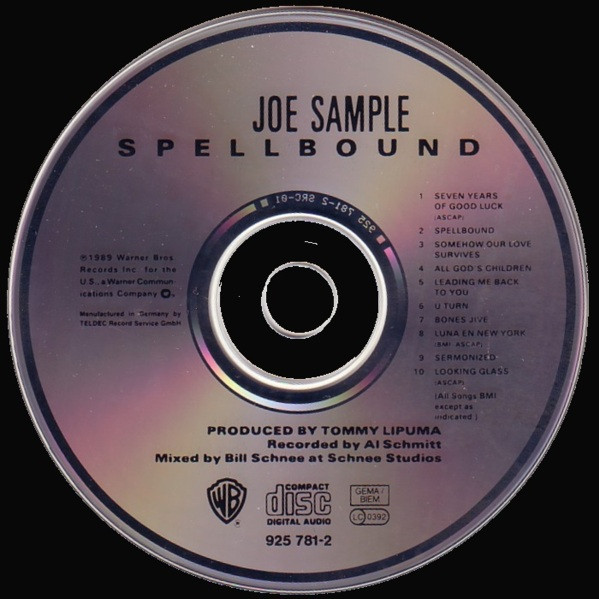 Joe Sample - Spellbound | Warner Bros. Records (925 781-2) - 3