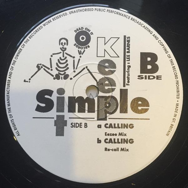 Keep It Simple - Calling | Dead On It Records (GT12287) - 2