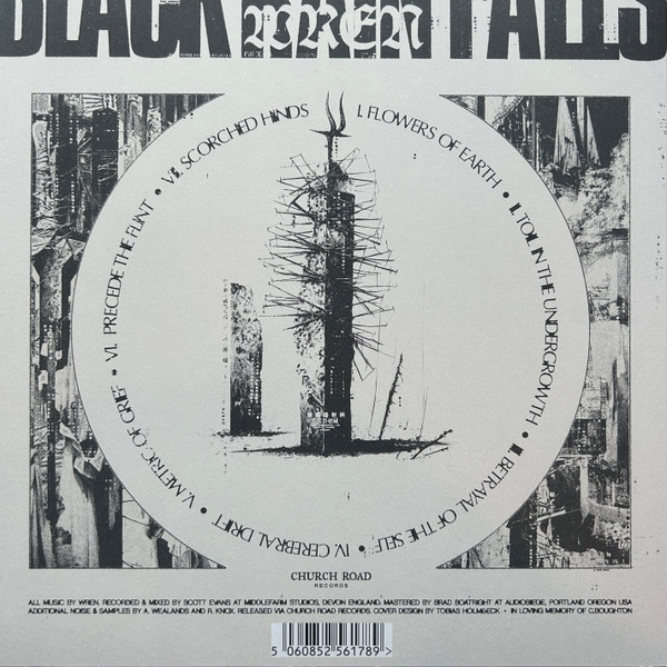 Wren - Black Rain Falls | Church Road Records (CRR233V) - 2 Wren - Black Rain Falls | Church Road Records (CRR233V) - 2